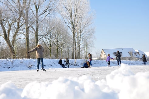 Canva - Snow, Ice Skating, Ice, Winter, Netherlands, Fun, White